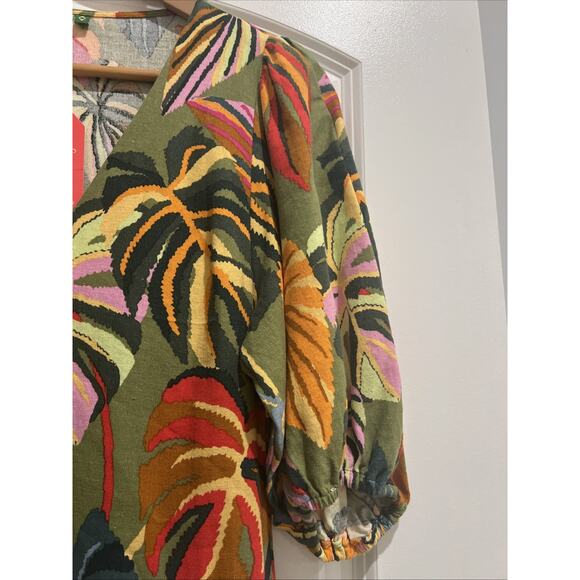 Farm Rio Maxi Floral Maxi Dress XS - Picture 4 of 12